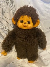 XL MONCHHICHI mit Schlafaugen 35 cm Monchichi *Rarität* *w160*