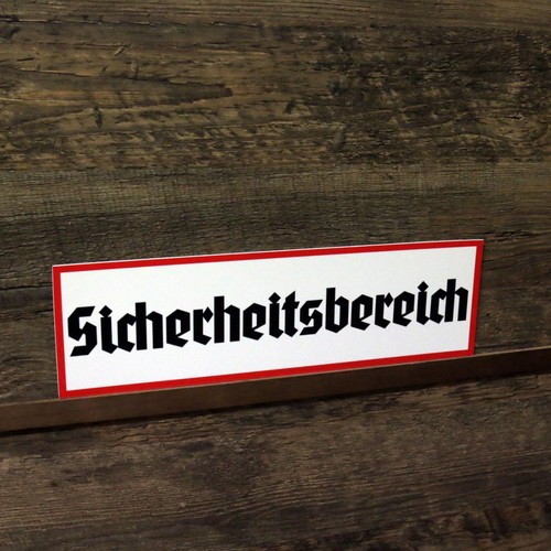 Schild sicherheitsbereich - schild,