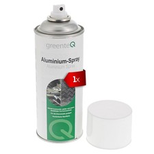 greenteQ Alu Spray 400ml Aluminiumspray Rostschutz Grundierung für Metallflächen