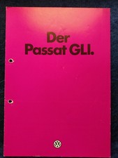 VW Passat GLi Prospekt 8.1979 gelocht