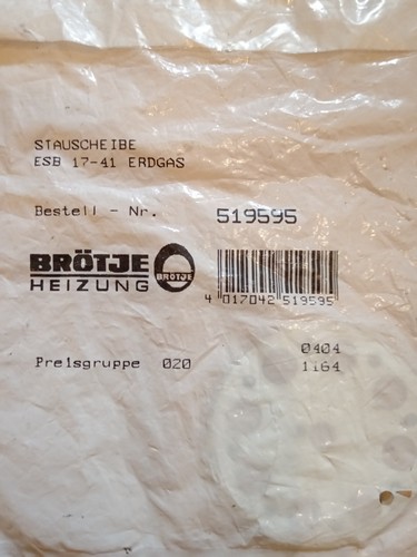 Brötje stauscheibe 519595 - stauscheibe,