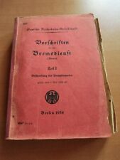 Deutsche Reichsbahn Gesellschaft Vorschriften Bremsdienst 1 Bauarten 464 1934