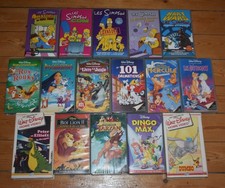 Konvolut x16 VHS Cartoons DE -