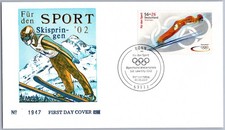Bund Deutschland BRD FDC Ersttagsbrief Skispringen Sport 2011