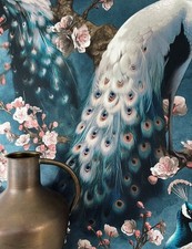 Newroom vliestapete blau pfau - newroom,