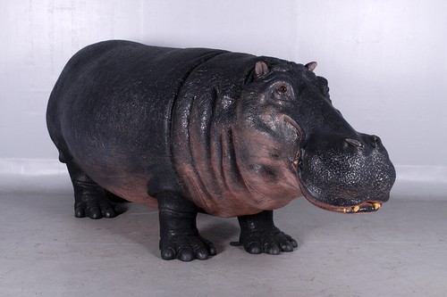 Nilpferd figur lebensgroß - nilpferd,