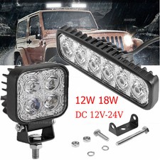 12 18W LED Arbeitsscheinwerfer Offroad Scheinwerfer JEEP Bagger Traktor 12V 24V