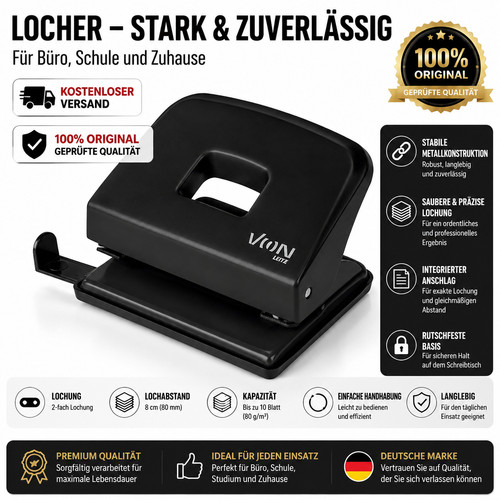 Loch locher blatt - locher,