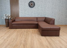 Ausverkauf Echtleder Eckofa