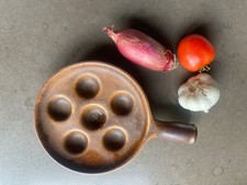 Schneckenpfanne,Keramik, braun 15 Durchmesser