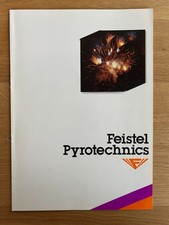 Alte FEISTEL Feuerwerk Pyrotechnics Broschüre 90er Pyro Silvester Göllheim