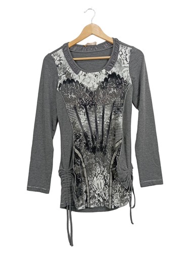 Biba langarmshirt damen - damen, grau