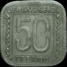 NOTGELD: 50 Pfennig 1918. BASF