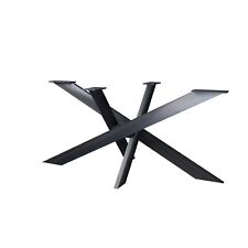 Tischgestell Spider Kreuzgestell Tischbeine Tischuntergestell Stahl Couchtish