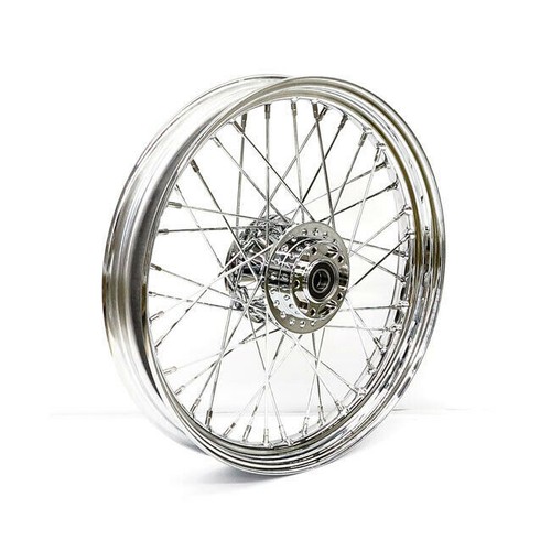 Speichenrad chrom 5x19 - speichenrad, chrom,