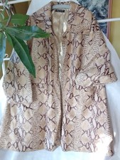 Cape MARIO VALENTINO Mantel Swinger 1-Knopf Schlange Snake Gold Regenjacke L-XXL