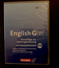 English G 21 A4 Vorschläge zur Leistungsmessung  CD-ROM Klassenarbeiten Lösungen