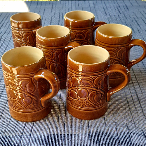 Ddr keramik steingut - 6x, keramik/steingut