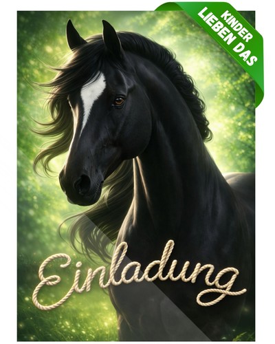 Einladungskarten pferde - 8,