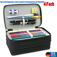 4 Fach 72 Slots Federtasche Federmäppchen Federmappe Schüleretui Bleistift Bag