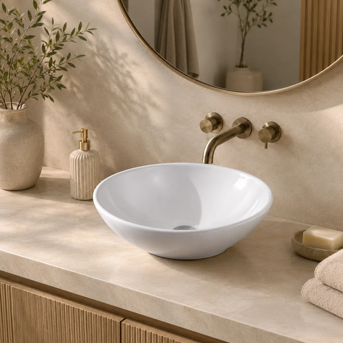 Keramik waschschale oval weiß - keramik,