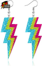 Neon Ohrringe Damen Lightning