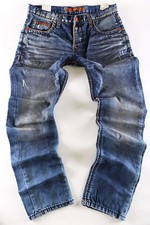 Cipo & Baxx Herren Jeans Hose dicke Naht C - 0886 blau Clubwear Jeans - NEU -