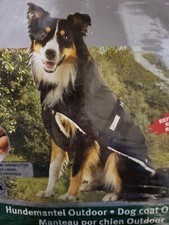 Hundemantel,2in1,Wasserdicht,Ganzjahres Jacke,Schwarz,56cm,Karlie Winterjacke