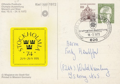 Olympische spiele kiel 1972 - olympische,