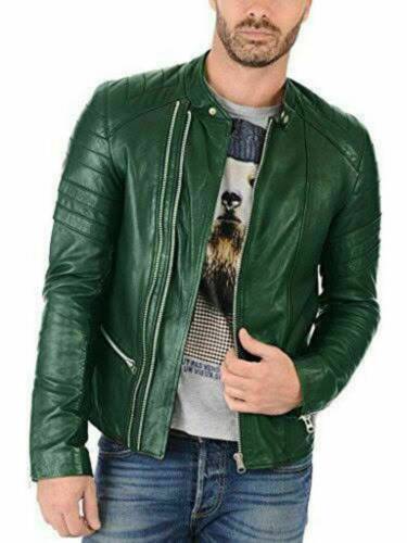 Herren biker decent grün - biker,