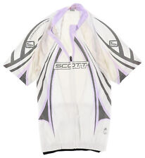 Scott Herren Trikot Jersey Gr.M Radtrikot Full-Zip Weiß 118388