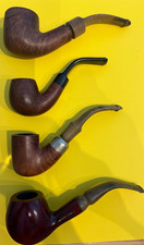 4 Alte Tabak Holz Pfeife 60-70erJ Sammlerstück  beraucht verschiedene Modelle