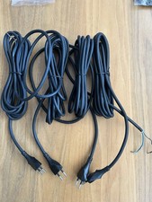 4 Stück Maschinen Anschlusskabel 230V 4m 2x1mm