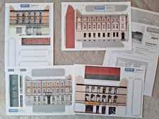 Stipp - H0 / TT - 1:100 - Halbrelief-Hintergrundkulisse 4 Stadthäuser Berlin (d)