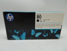 Original HP 80 / C4820A Druckkopf + Reiniger Black für DSJ1000 Series / MHD 2016