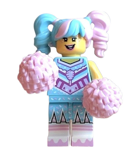 Lego cheerleaderin minifigur - cheerleaderin,
