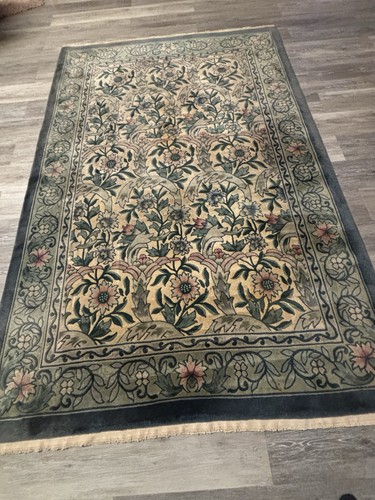 Blumen teppich rechteckig mit - teppich,