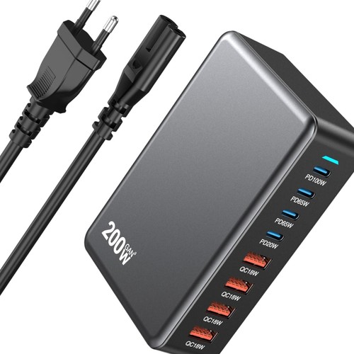 Usb ladegerät 200w mehrfach - c,
