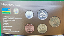 Ruanda 5 Münzen , 1 - 50