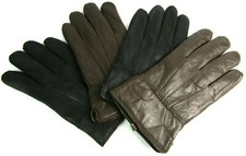 Neu Herren Original Super Weich Qualität Leder Fahren Alltag Handschuhe Voll