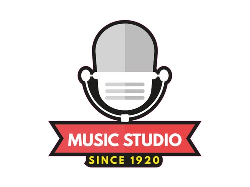 Aufkleber music studio - 1,