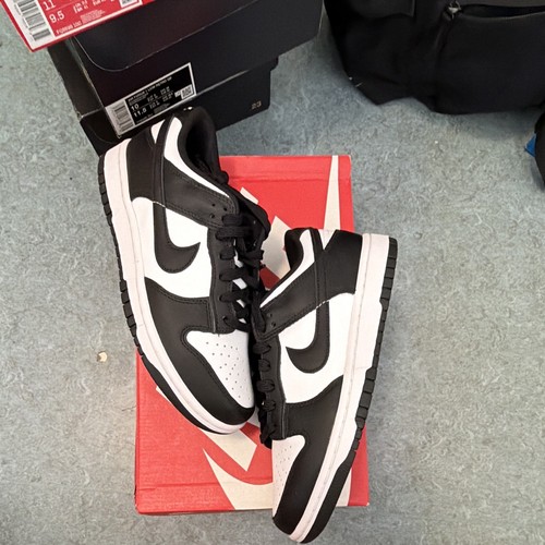 Nike dunk low white - low, black