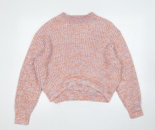 Orangefarbener pullover pulli - orangefarbener,