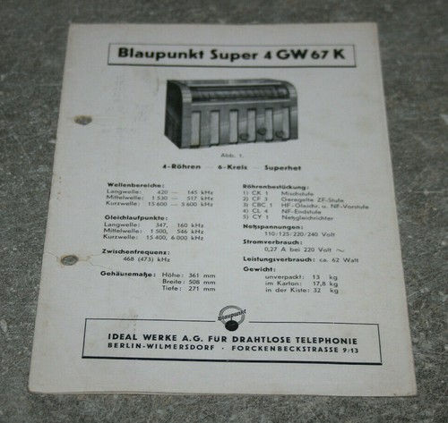Blaupunkt k original - 4, gw