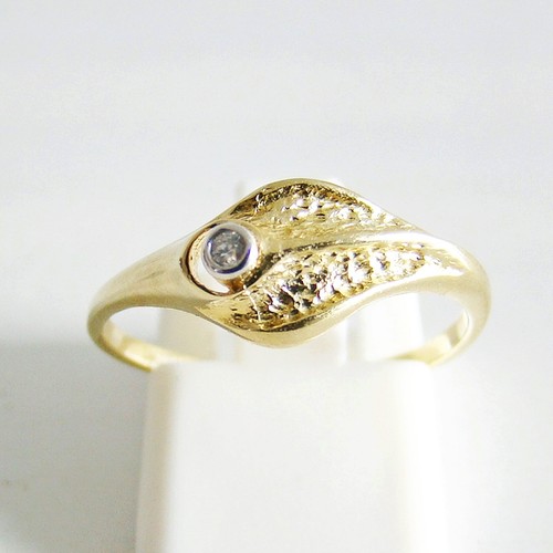 Ring gelbgold 333er - gelbgold, cubic