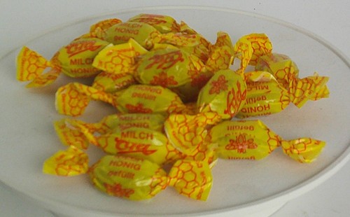 Honigbonbon milch und - honigbonbon, honig"