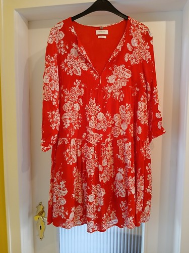 Sommerkleid rot weiß - sommerkleid, gr.