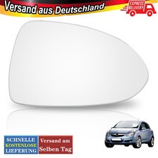 Für Opel Corsa D E 2006-2019 Rechts Beifahrerseite Spiegelglas Außenspiegel
