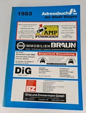 Adressbuch der Stadt Siegen