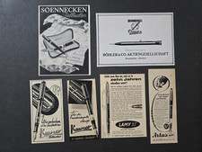 6x Werbung  -  Füllhalter -